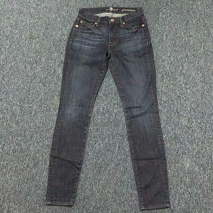 7 For All Mankind Low Rise Gwenevere Jeans size 24